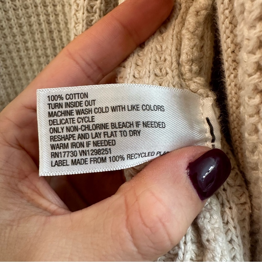 Universal Thread Cream Open-Front Cardigan - Picture 4 of 7